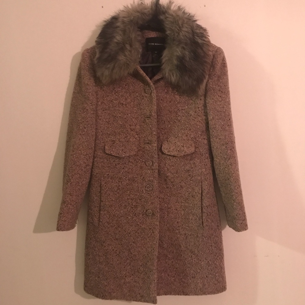 Club Monaco tweed coat Petite S